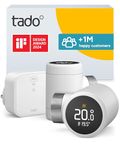 tado° Smart Radiator Thermostat X – Starter Kit with Bridge X, Heating Control via App and Smart Speaker (Alexa, Siri, Google Assistant), Save Heating Costs, DIY Installation