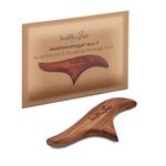 HealthAndYoga Reflexology Tools – Acu-T Triangle Wooden Massage Tool – Muscle Knot Remover, Point Relief Mini Massager, Manual Deep Tissue and Trigger Point Massager