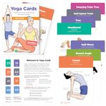 WorkoutLabs YOGA CARDS - Beginners: Professional Visual Study, Class Sequencing & Practice Guide with Essential Poses, Breathing Exercises & Meditation - Yoga Flash Cards/Yoga Deck with Sanskrit