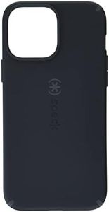 Speck MagSafe Case for iPhone 13 Pro Max - Drop & Camera Protection, Soft-Touch Secure Grip, Wireless Charging Compatible, Also Fits iPhone 12 Pro Max - Black/Slate Grey
