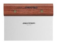 Dexter-Russell Walnut Dough Scraper, Stainless Steel, 6-by-3-Inch