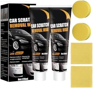 Car Scratch Repair Paste, 2024 New Car Scratch Remover for Vehicles, Fix Car Scratch Car Paint Repair Scratch Removal, Car Paint Scratch Repair Polishing Wax Kit for Car Deep Scratches (2PCS)