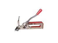 Box Packing Strapping tool Machine Crimper, Tightener Manual Hand Tool (Sliver, Red, Only Tightener)