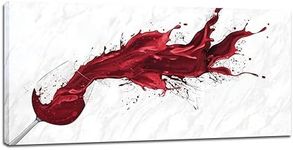 Red Wall Art Wine Glass Pictures Wa