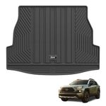 3W Boot Liner Custom Fit for Toyota RAV4 XA50 (Includes Hybrid) 2019-2024, TPE All Weather Custom Boot Mat Waterproof Anti-Slip Easy to Clean Trunk Mat Accessories