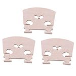 BQLZR 4/4 Full Size Violin Fiddle Bridge Pack of 3