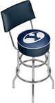 NCAA BYU Padded Swivel Bar Stool with Back