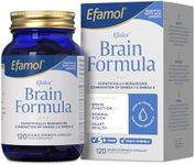 Efamol Efalex Brain Formula | 120 Omega 3 Fish Oil Capsules with Evening Primrose Oil | Fish Oil Omega 3 Brain Supplement | Help Support Brain Function, Normal Vision & Heart Health | 60 Day Supply