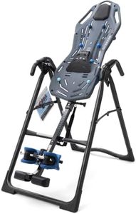 Teeter FitSpine X1 Inversion Table, Decompression Surface for Full-Body Stretch, Ergo Embrace Ankle Supports, Integrated Accessories, UL Safety Certified, Heavy-Duty 300 lb Capacity