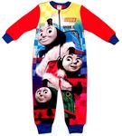 Thomas The Tank Boys Fleece Onesie Sleepsuit (4/5yrs)