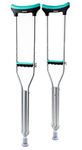 Tynor Auxiliary Crutch, Silver, Large, Pack of 2