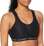 Shock Absorber Women's Ultimate Run Contour Sports Bra S06S7 36B Black