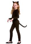 Wicked Costumes Girls Black Cat Fancy Dress Costume - Small (3-4 Years)