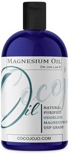 Pure Magnesium Oil - Natural, USP Grade, Purified, Quick Absorbing Bulk - 8 oz with Sprayer - for Body, Skin, Muscle, Arms, Legs, Calves, Massage, Deep Tissue by COCOJOJO