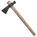 CRKT Chogan Hammer T-Hawk: Outdoor Camping Axe with Hammer Poll, Forged Carbon Steel Head, Tennessee Hickory Wooden Handle 2724