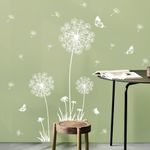 Supzone Dandelion Wall Stickers Flo