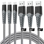 GOPALA Micro USB Cable 6FT, 3Pack USB to Micro USB Cable, Braided Android Charging Cable Compatible with Samsung Galaxy S7 S6 J7 Edge Note 5, Kindle, PS4 Controller, Xbox, LG, Moto E5 E6