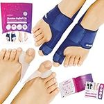 JFA Medical Bunion Corrector, Bunion Splint Toe Separators, Pain Relief & Protection, Adjustable Size, Day, Night Support