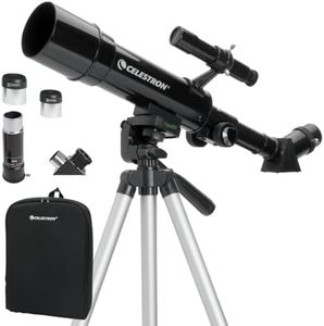 Celestron Travel Scope 50 Telescope, Ideal for Astronomy on The Move, Excellent for Hiking and Camping (21038)