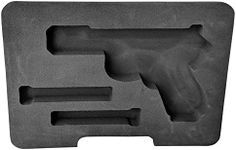 Cedar Mill Fine Firearms Replacement Foam for Gun Case - Custom EVA Glock Handgun Compatible Gun Case Foam Insert - Durable Glock Foam Insert for Handgun Case