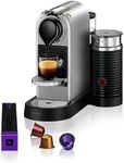 Breville Nespresso Citiz & Milk Capsule Coffee Machine by Breville, Silver, BEC660SIL