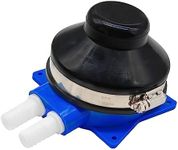 ETTE Foot Operated Water Pump for Marine Boat Deck RV and Galley Self Priming with Fresh and Sea Water 1/2 Inch Hose, Rubber and Nylon Base