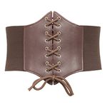 Sexy Slim Fit Underbust Waist Belts Corset(XL, Coffee 499)