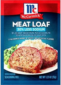 McCormick Meat Loaf Seasoning Mix with 30% Less Sodium,1.25 Ounce (Pack of 12)