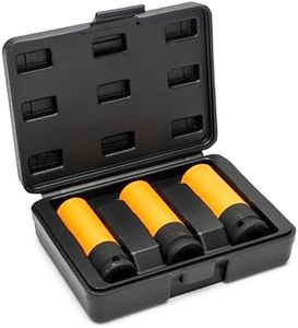 GEARWRENCH 3 Pc. 1/2" Drive High-Strength Wheel Protector Impact Socket Set, Metric - 84946
