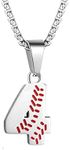 ZRAY Inspiration Baseball Jersey Number Necklace Stainless Steel Charms Number Pendant for Men (4)