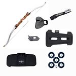 Southland Archery Supply SAS Spirit 62" Beginner Youth Recurve Wooden Bow Package (34 lbs)