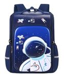 MILONI USA Astronaut Space School Backpack for Kids Girls Stylish Durable Shoulder School 6-12 Years Astronaut Space School Kids Backpack, Water Resistant, Zipper Closure (Astronaut Backpack)