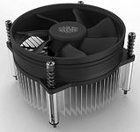 Cooler Master i30 CPU Cooler - 92mm Low Noise Cooling Fan&Pure Aluminum Solid Pressure Heatsink for Intel Socket LGA 1150/1151 / 1155/1156/1200