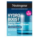 Neutrogena Moisturizer Neutrogena Hydro Boost Night Pressed Face Serum With Purified Hyaluronic Acid and Antioxidants for moisturized Skin, 48g, 48 Milliliters