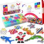 BeadsPack Fuse Beads Kit for Kids with 4200 Beads 5mm - 1 Pegboard, Tweezer, Pattern & Iron Paper – 24 Assorted Color Iron-On Melty Beads for Kids Crafts & Gift – Ideal for All Occasions