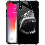 Goodsprout Compatible with iPhone XR Case Ocean Shark Mouth Graphic for Girls,Picture Pattern Design Shockproof Anti-Scratch Hard PC Back Case for iPhone XR