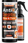 Dr. Senst Dog Antiseptic Bite Spray Flea Treatment For Dogs | 250ml Hypochlorous Acid Flea Spray For Dogs | Dog Antiseptic Spray | Dog Flea Treatment Bite Spray | Flea And Tick Treatment For Dogs