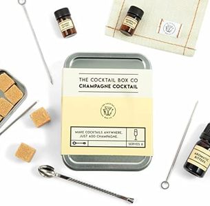 The Cocktail Box Co. Champagne Cocktail Kit - Premium Cocktail Kits - Make Hand Crafted Cocktails. Great Gifts for Him or Her Cocktail Lovers (1 Kit)