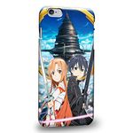 Case88 Premium Designs Sword Art Online SAO Protective Snap-on Hard Back Case Cover for Apple iPhone 6 Plus 5.5" (Not 4.7" Version !)