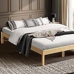 Furb King Size Bed Frame Wooden Sol