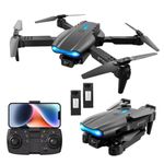 HEYCANDY-Drone-with-1080P-Camera-2-Batteries-One-Key-Take-Off-Land-Altitude-Hold-Automatic-Avoidance-Obstacles-360°-Flip-With-Aerial-Photography-Drone-Multicolor (E99-Double-Battery)