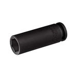 Jetech 3/8 Inch Drive 9/16 Inch Deep Impact Socket, Made with Heat-Treated Chrome Molybdenum Alloy Steel, 6-Point Design, SAE