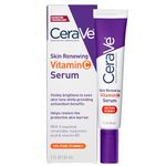 CeraVe 10% Pure Vitamin C Serum with Hyaluronic Acid and for Skin Brightening,Face | Fragrance Free | 1 Fl. Oz