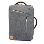 Vangoddy 4 in 1 Hybrid Backpack/Briefcase/Messenger/Tote, Laptop Carrying Bag for Apple iPad Pro 12.9/ MacBook Air 13.3"/ MacBook Pro 13.3" (Grey)