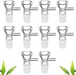 10 Pack Glass Funnel, 14mm Glass Tu