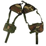 Shoulder Pistol Gun Holster Tactical shoulder Pistol Holster Hidden Underarm Bag Armpit Bag Adjustable CJ/YXB-01 (Multicam Camouflage)