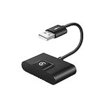 CarPlay Wireless Adapter - AutoSky - for Factory Wired CarPlay 2023 Upgrade Plug and Play Dongle Converts Wired to Wireless Fast and Easy Use Fit for Cars from 2015 iPhone iOS 10 and up