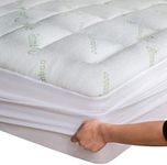 Bamboo Queen Mattress Topper - Thic