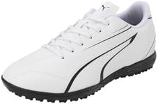 PUMA Men's Vitoria TT Soccer Shoe, White Black, 9 UK