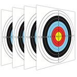 DaMohony 30 Sheets Bullseye Archery Target, Archery Shooting Paper Target for Hunting Shooting Practice(40x40cm/16x16in)